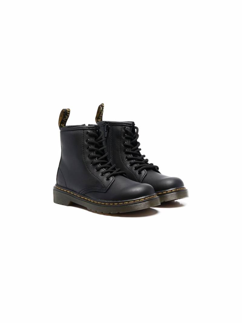 Dr. Martens lace-up leather boots - Black von Dr. Martens