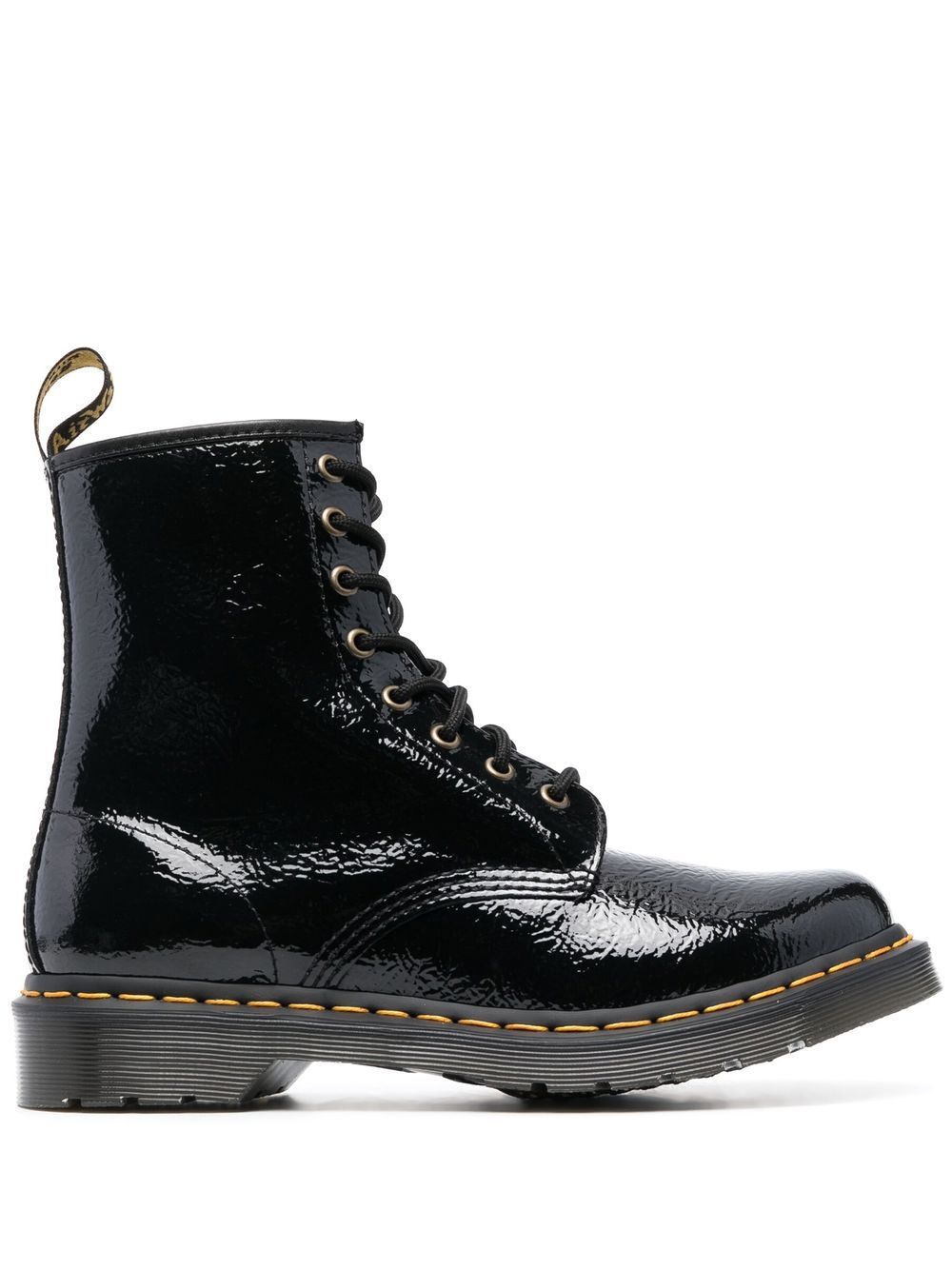 Dr. Martens leather lace-up boots - Black von Dr. Martens