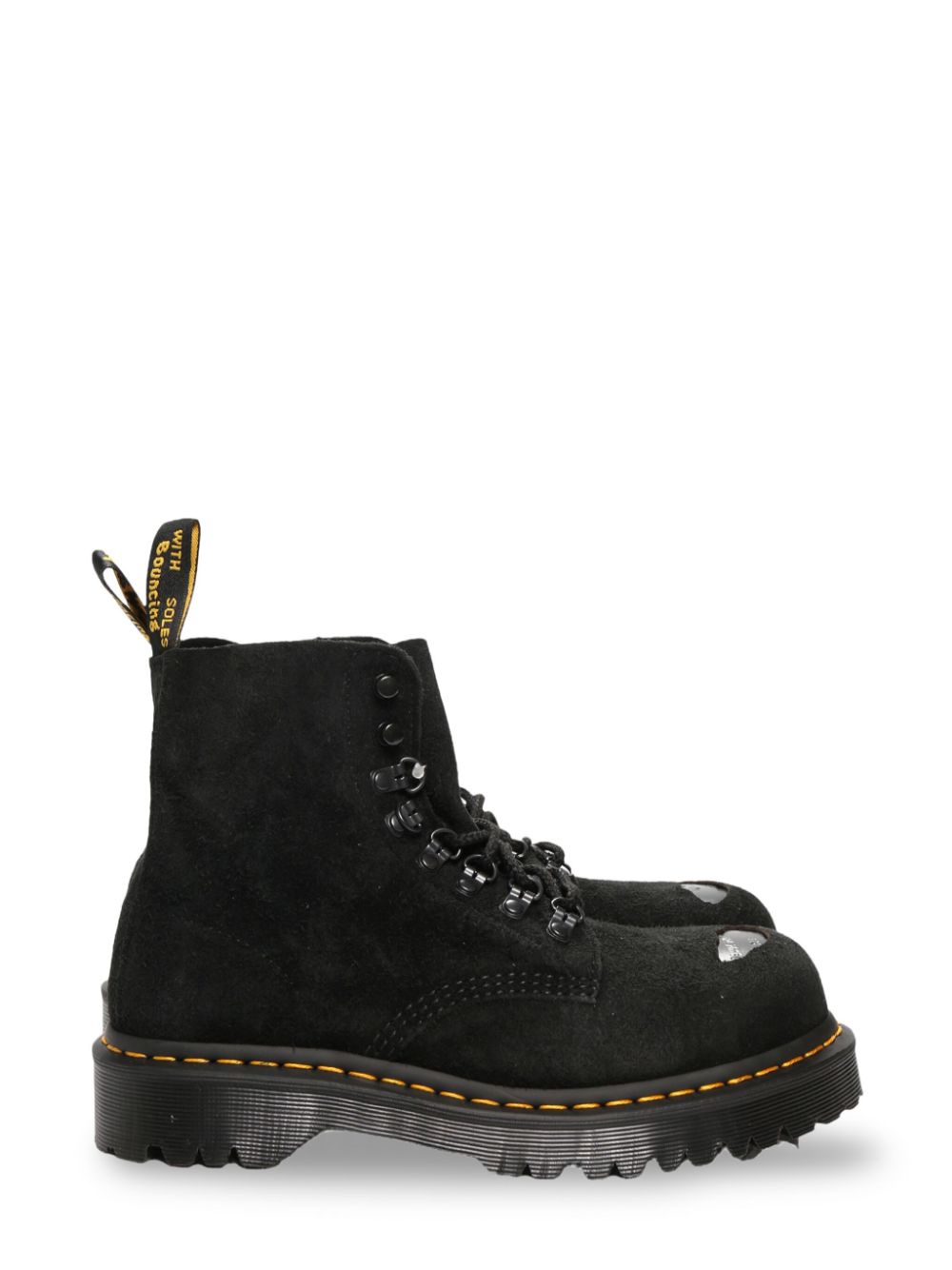 Dr. Martens suede lace-up boots - Black von Dr. Martens