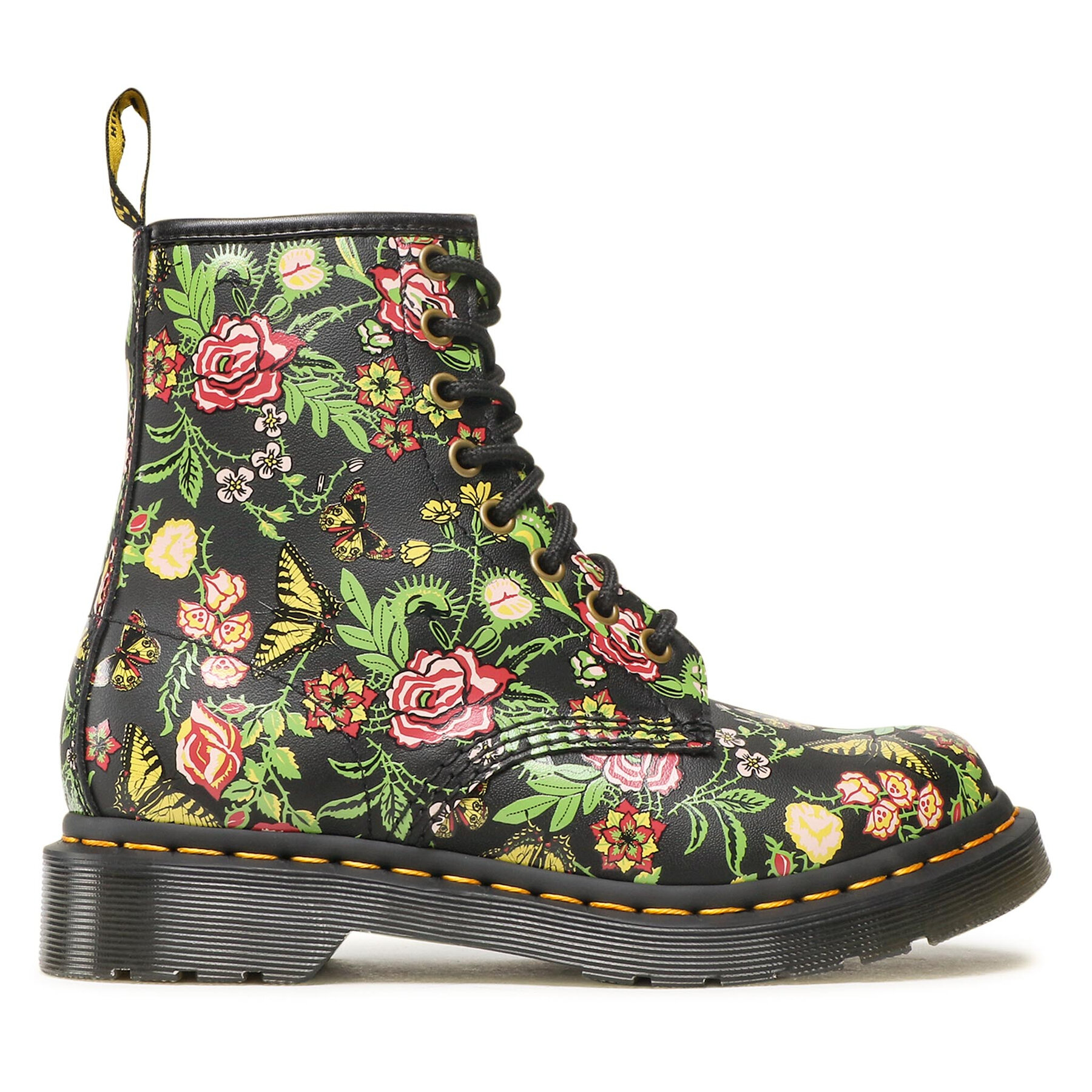 Schnürstiefel Dr. Martens 1460 Bloom 27247001 Schwarz von Dr. Martens