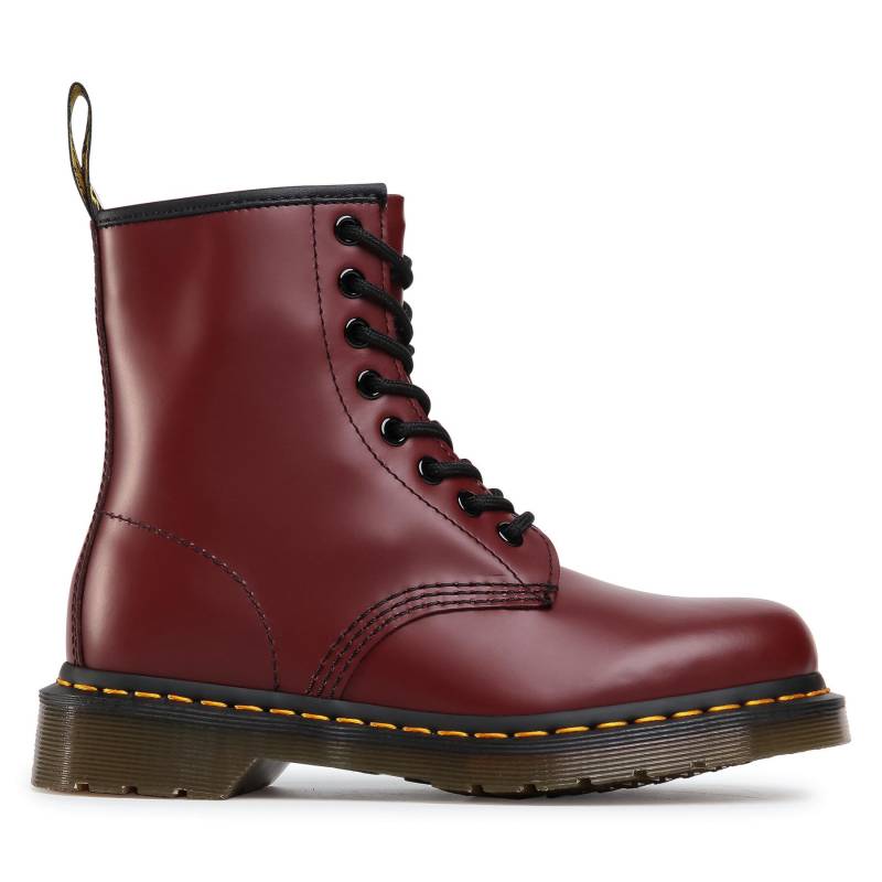 Schnürstiefel Dr. Martens 1460 Smooth 11822600 Dunkelrot von Dr. Martens