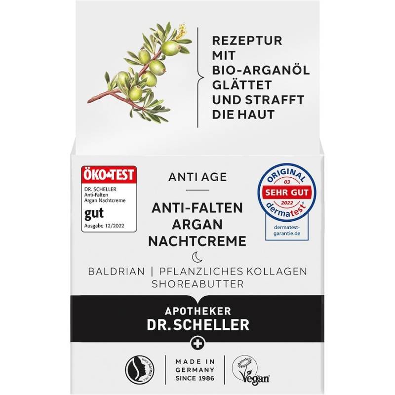 Dr. Scheller  Dr. Scheller Anti-Falten Argan nachtcreme 50.0 ml von Dr. Scheller