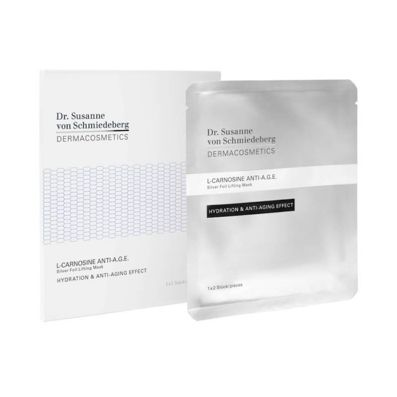 Dr. Susanne von Schmiedeberg L-Carnosine Dr. Susanne von Schmiedeberg L-Carnosine L-Carnosine Anti-A.G.E. Silver Foil Lifting Mask tuchmaske 1.0 pieces von Dr. Susanne von Schmiedeberg