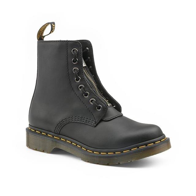 Dr.Martens - 1460 Pascal Frnt Zip-36, für Damen, Schwarz, Größe 36 von Dr.Martens