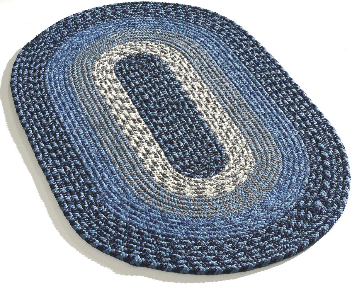 Dreams Teppich »Flecht-Teppich«, oval, 10 mm Höhe, Flachgewebe, gestreift, handgefertigt, Scandi Look, Wohnzimmer Dreams Teppich »Flecht-Teppich«, oval, 10 mm Höhe, Flachgewebe, gestreift, handgefertigt, Scandi Look, Wohnzimmer von Dreams