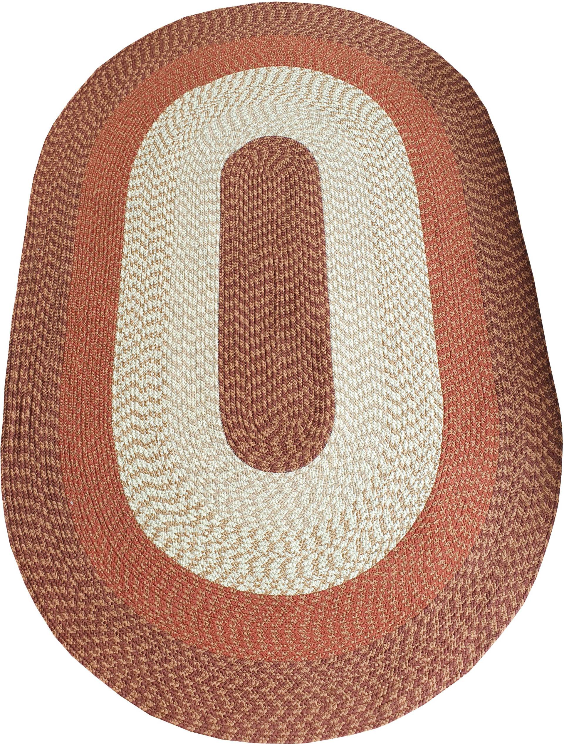Dreams Teppich »Flecht-Teppich«, oval, 10 mm Höhe, Flachgewebe, gestreift, handgefertigt, Scandi Look, Wohnzimmer Dreams Teppich »Flecht-Teppich«, oval, 10 mm Höhe, Flachgewebe, gestreift, handgefertigt, Scandi Look, Wohnzimmer von Dreams
