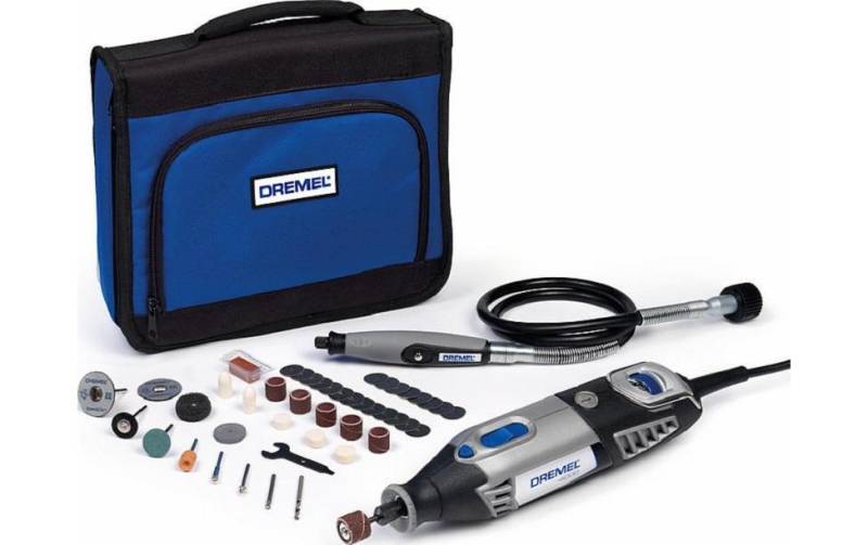 DREMEL Elektro-Multifunktionswerkzeug »4000-1/45«, (Set), Funktionen: Bohren; Fräsen; Gravieren; Polieren; Schleifen; Trennen von Dremel