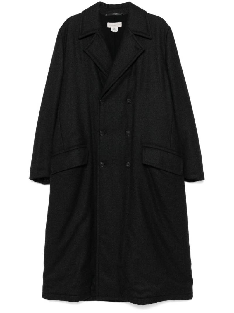 Dries Van Noten Pre-Owned 1990s wool coat - Grey von Dries Van Noten Pre-Owned