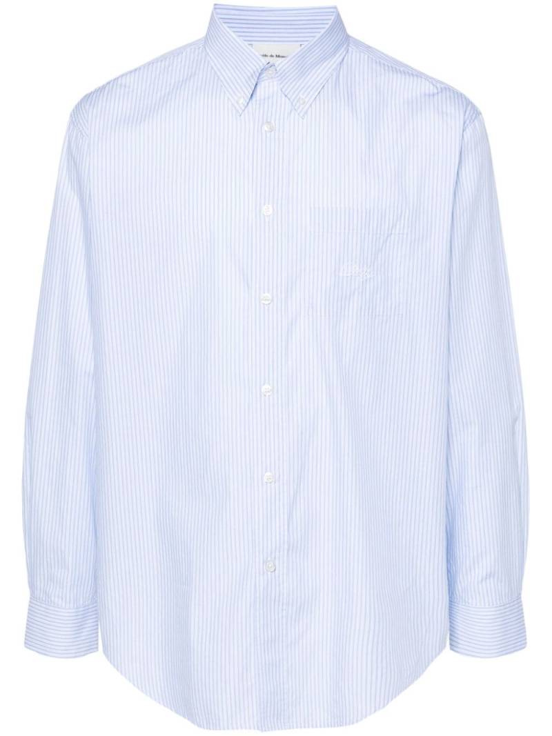 Drôle De Monsieur La Chemise Rayée cotton shirt - Blue von Drôle De Monsieur