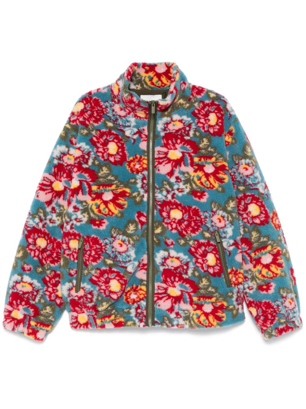 Drôle De Monsieur La Polaire Peony jacket - Blue von Drôle De Monsieur