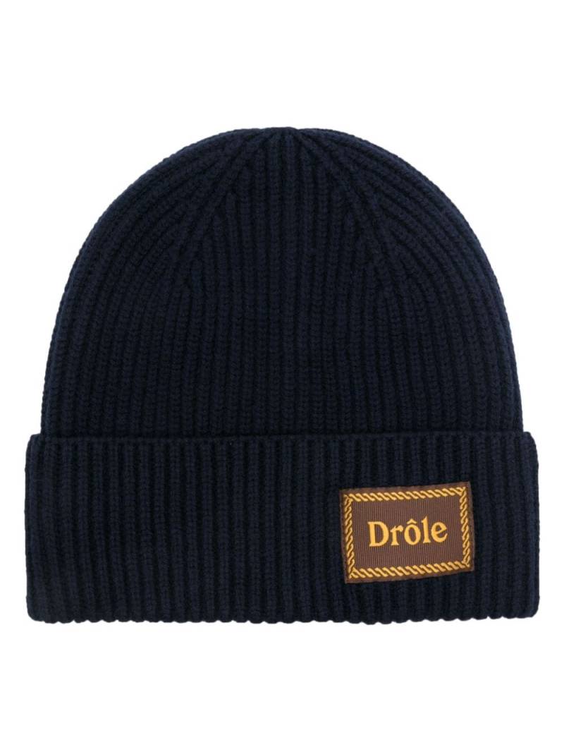 Drôle De Monsieur Le Bonnet Laine beanie - Blue von Drôle De Monsieur