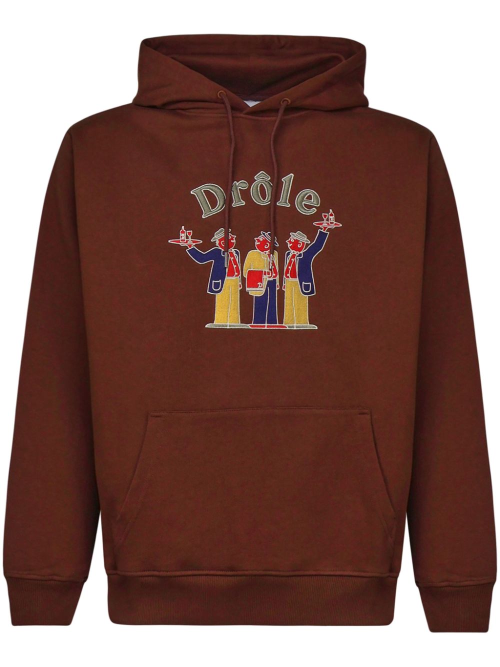 Drôle De Monsieur Le Crillon hoodie - Brown von Drôle De Monsieur