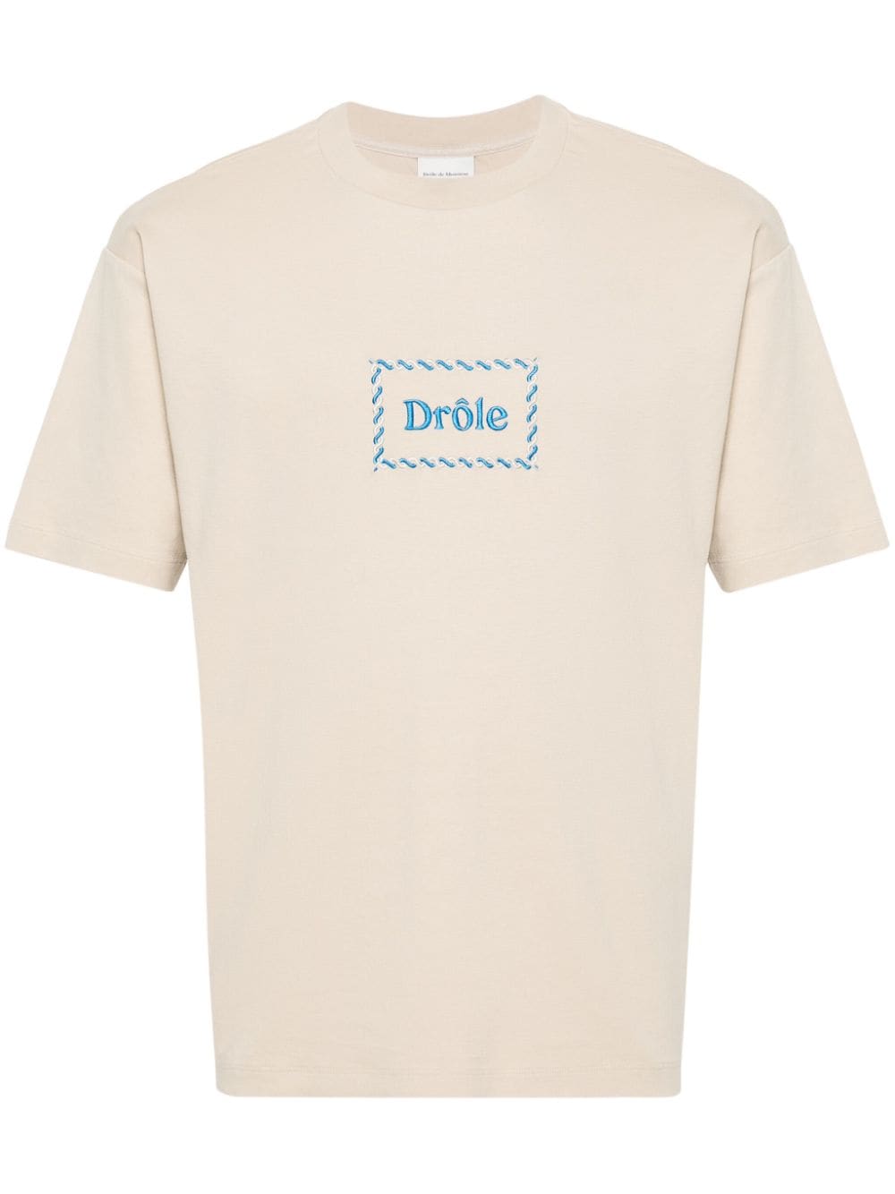 Drôle De Monsieur Le Drole cotton T-shirt - Brown von Drôle De Monsieur