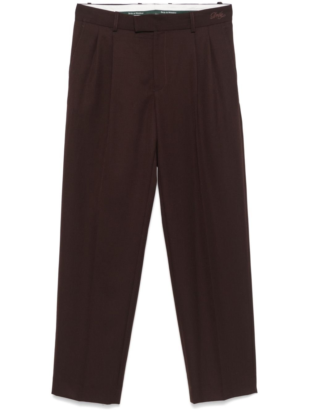 Drôle De Monsieur Golfeur trousers - Brown von Drôle De Monsieur