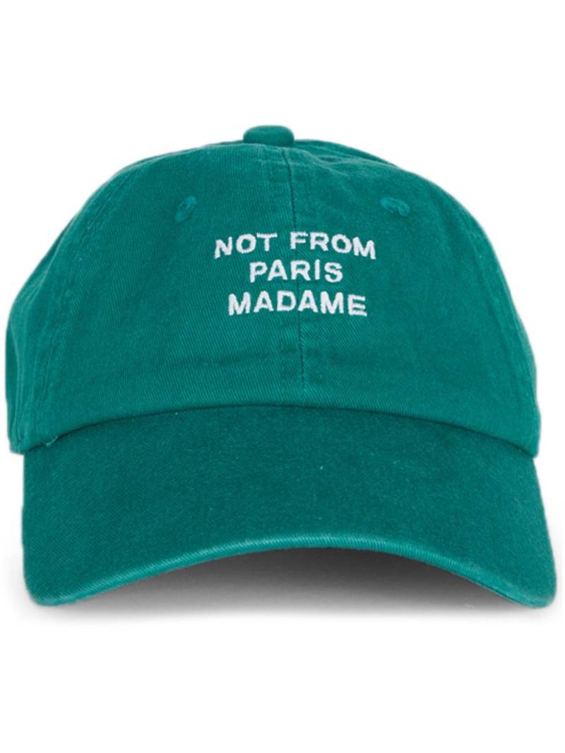 Drôle De Monsieur Slogan cap - Green von Drôle De Monsieur