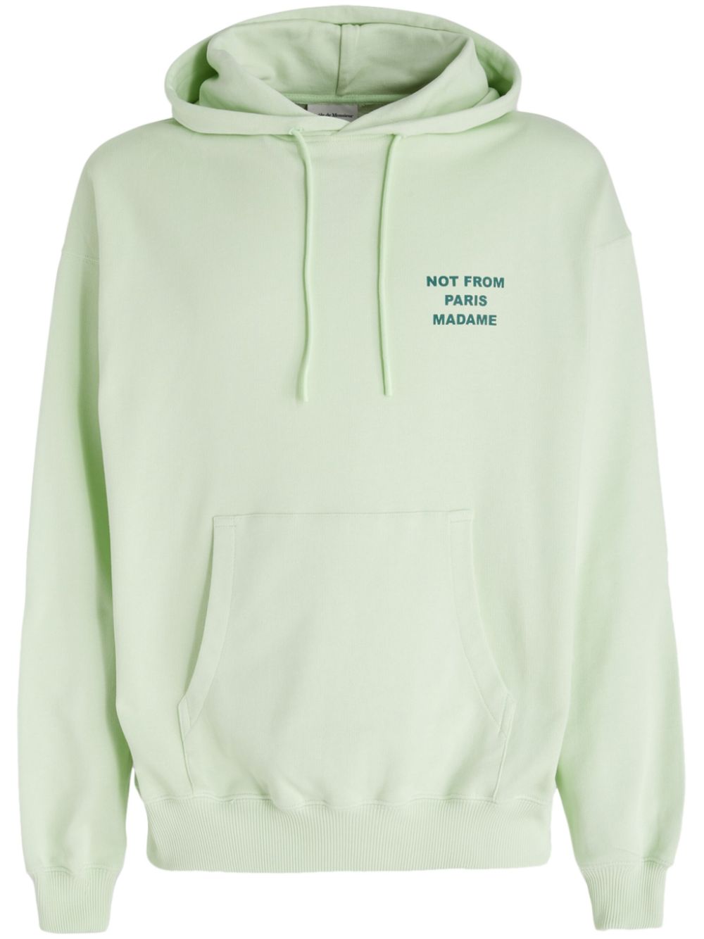 Drôle De Monsieur cotton hoodie - Green von Drôle De Monsieur