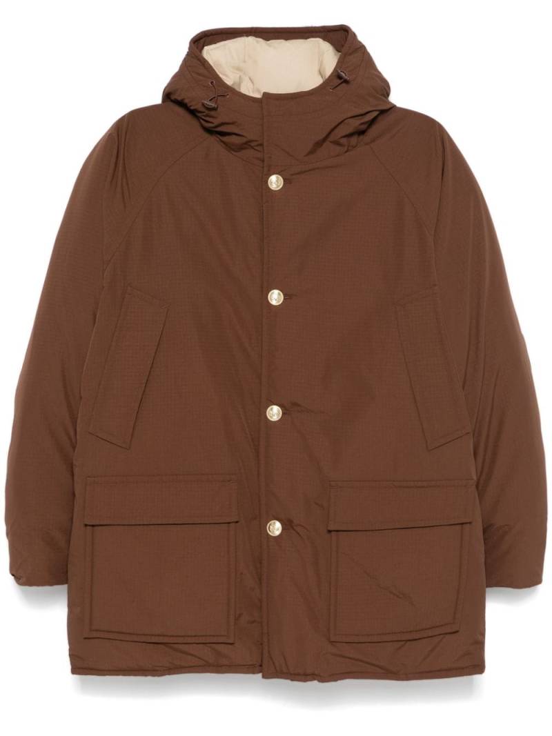 Drôle De Monsieur hooded parka - Brown von Drôle De Monsieur