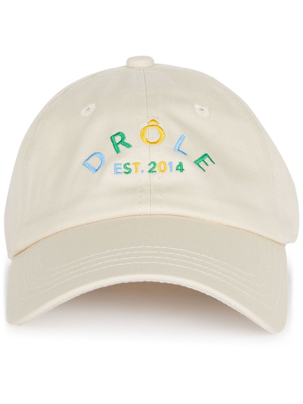 Drôle De Monsieur logo-embroidered cap - Neutrals von Drôle De Monsieur