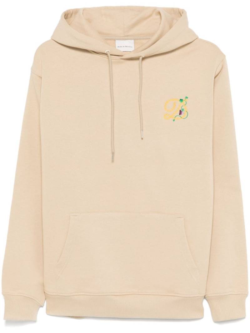 Drôle De Monsieur logo-embroidered hoodie - Neutrals von Drôle De Monsieur