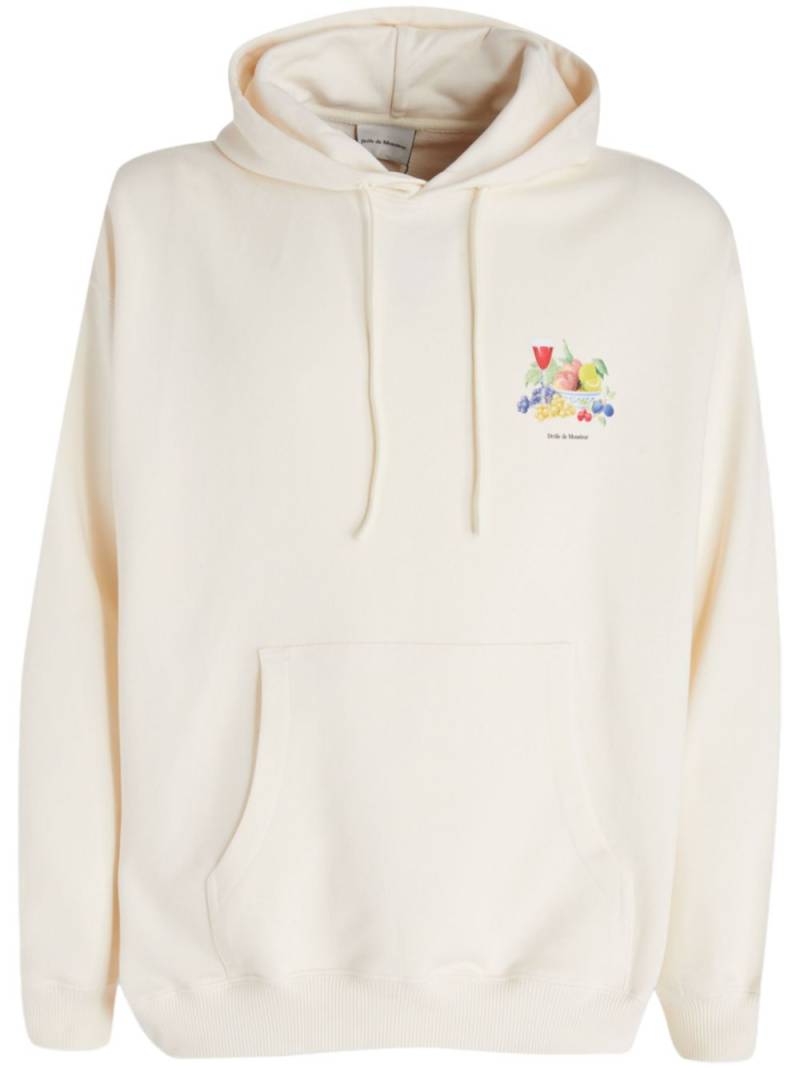 Drôle De Monsieur logo hoodie - Neutrals von Drôle De Monsieur