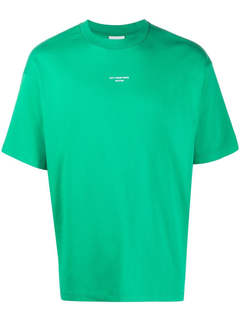 Drôle De Monsieur logo-print T-shirt - Green von Drôle De Monsieur