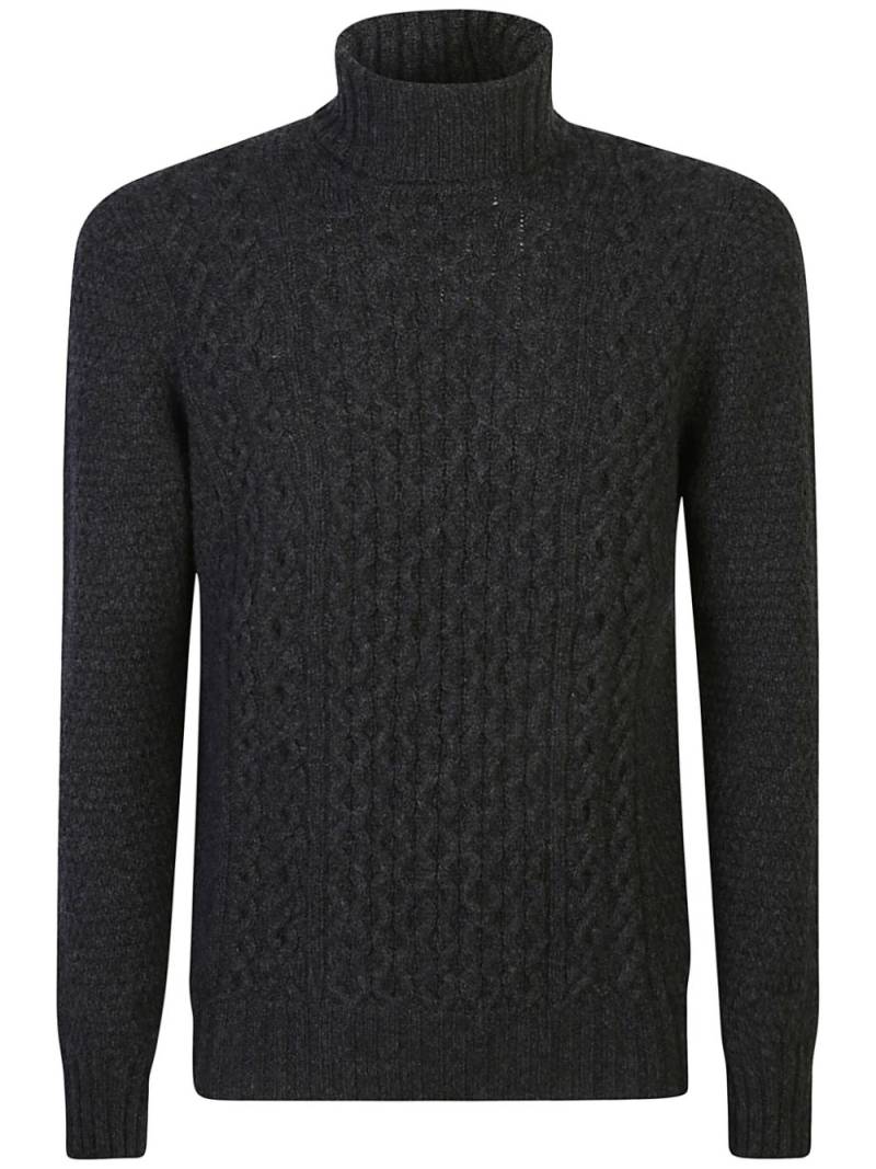 Drumohr cable-knit jumper - Black von Drumohr