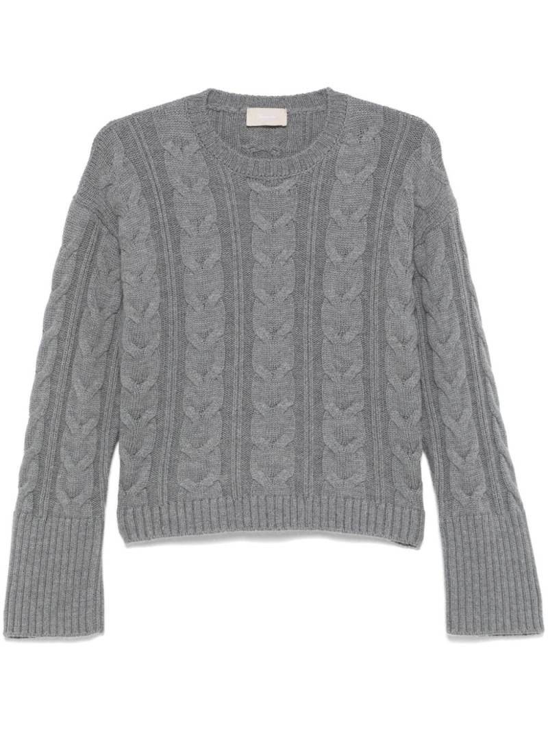 Drumohr cable-knit sweater - Grey von Drumohr