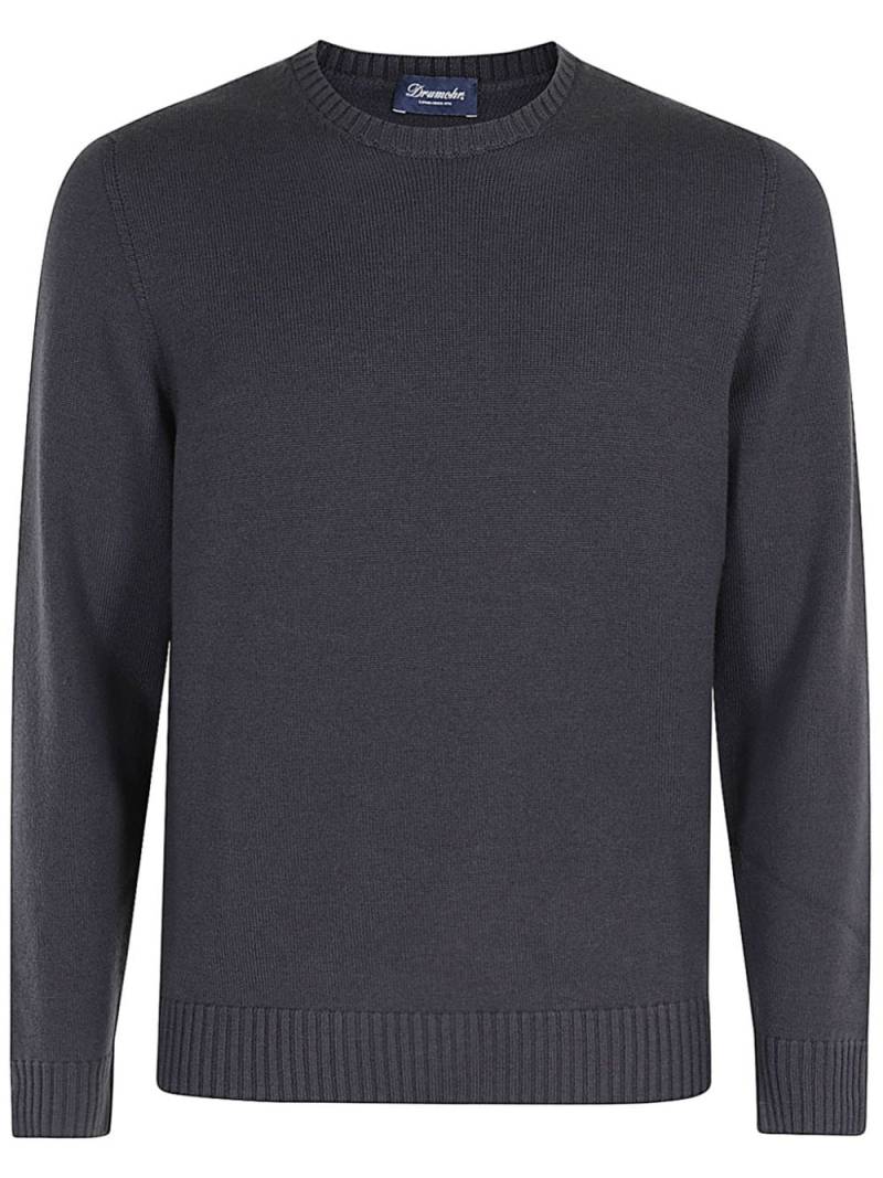 Drumohr cashmere crew-neck jumper - Grey von Drumohr