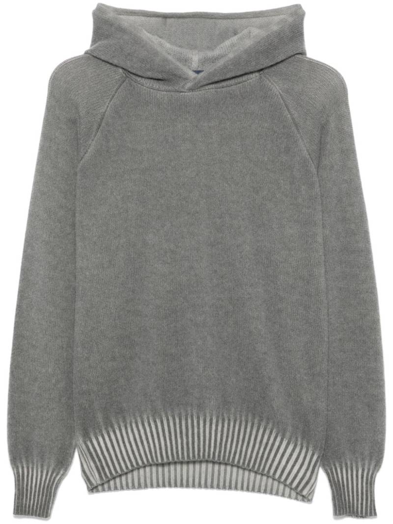 Drumohr cashmere hoodie - Grey von Drumohr