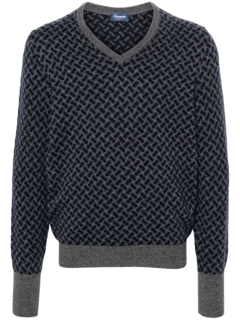 Drumohr cashmere sweater - Blue von Drumohr