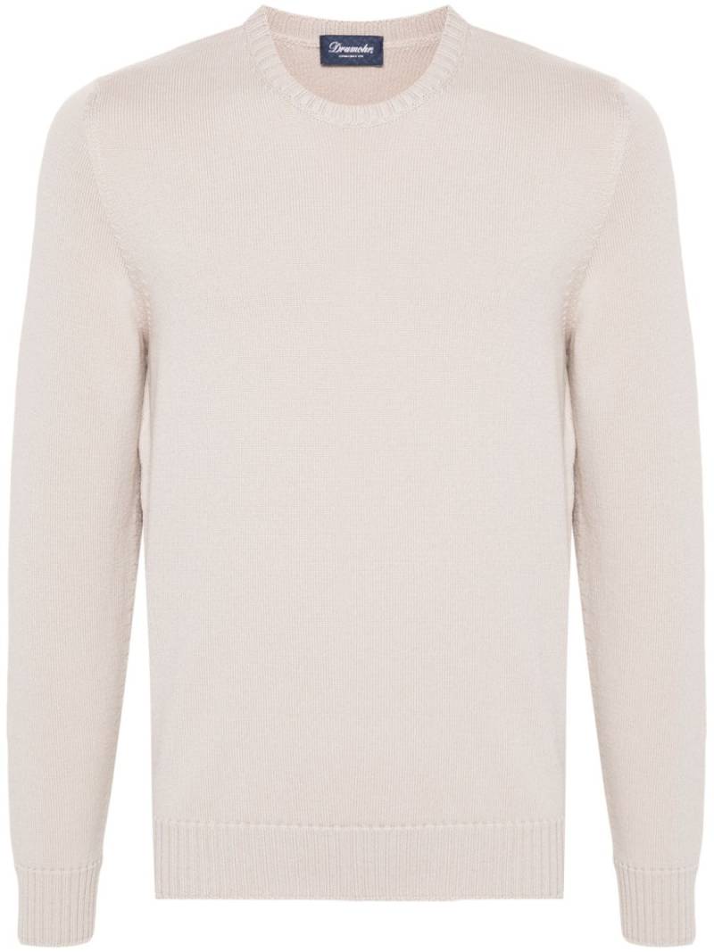 Drumohr crew-neck merino jumper - Neutrals von Drumohr