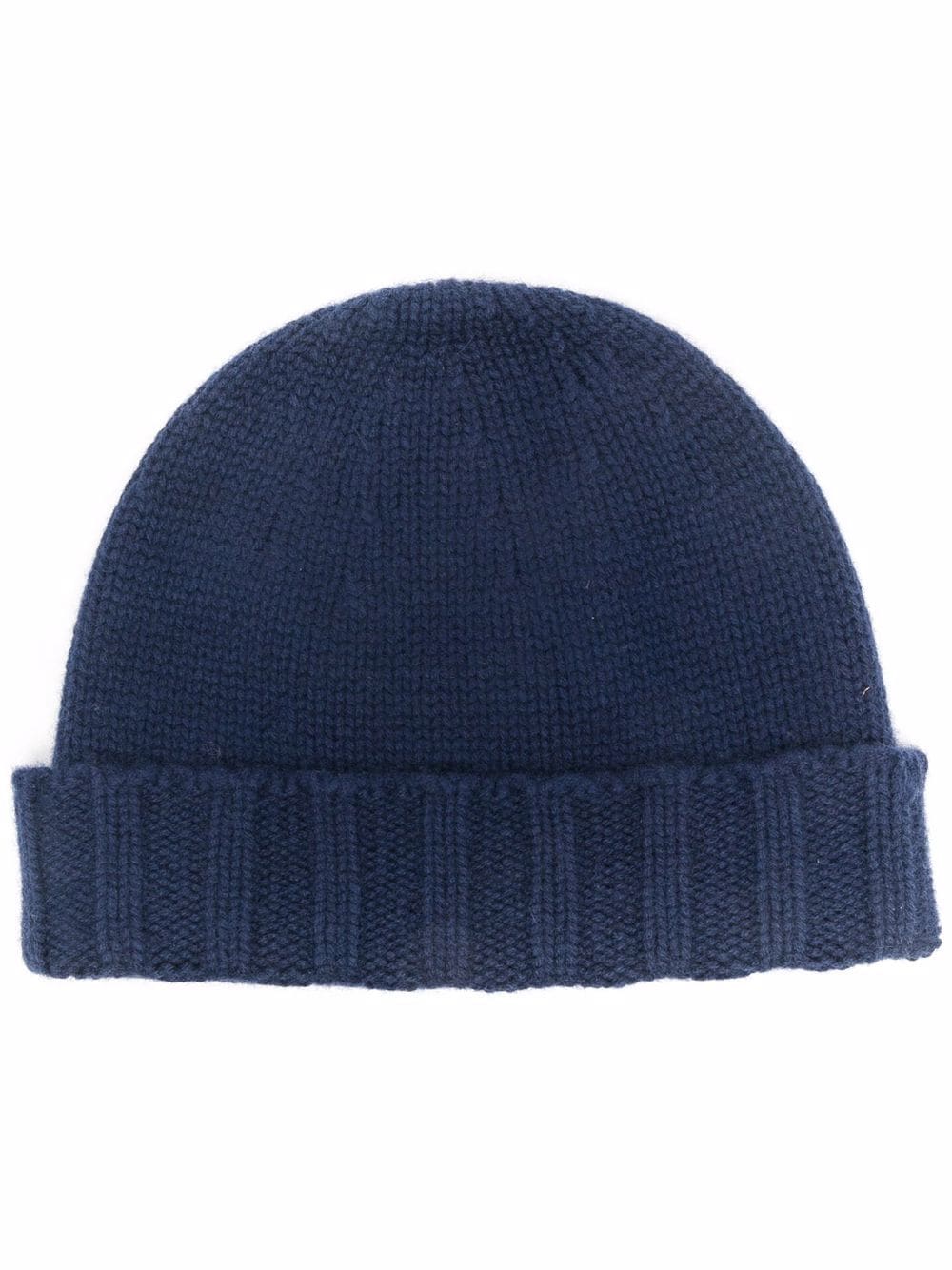 Drumohr knitted cashmere beanie - Blue von Drumohr