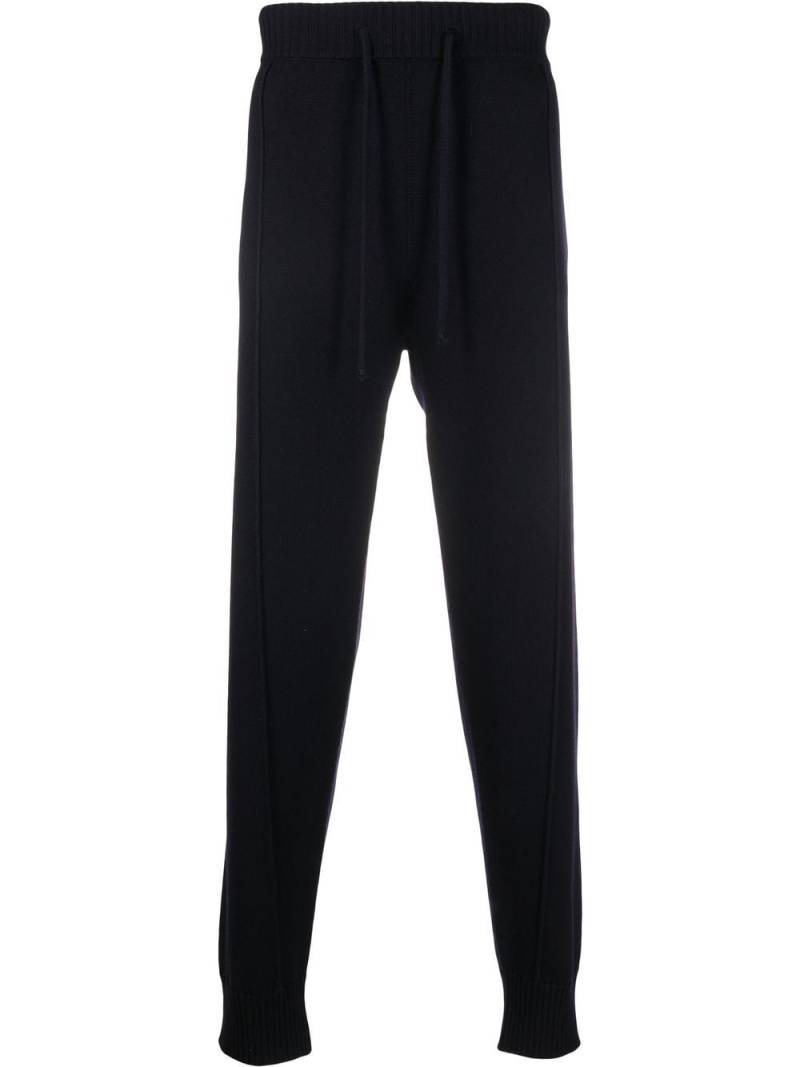 Drumohr knitted track pants - Blue von Drumohr