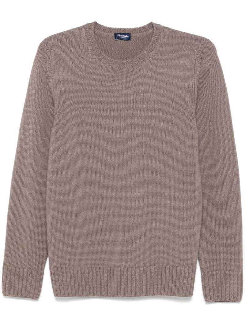 Drumohr merino wool sweater - Brown von Drumohr