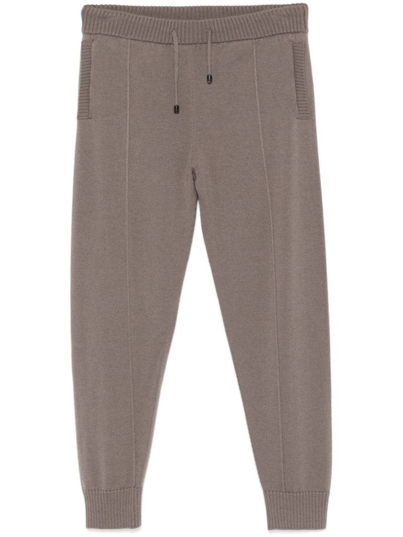 Drumohr merino-wool track pants - Grey von Drumohr