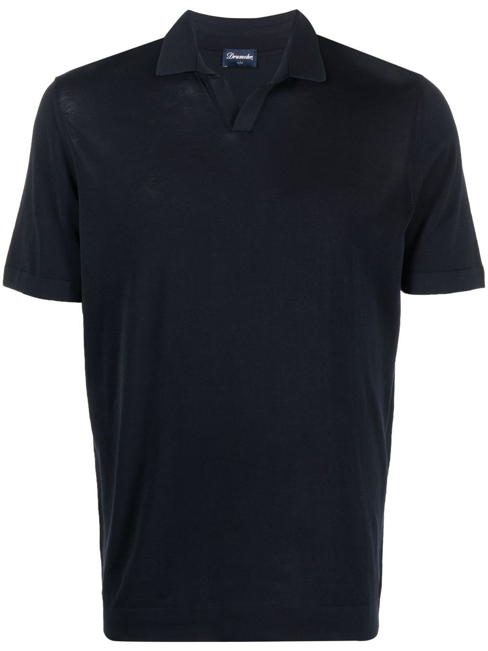 Drumohr open-collar polo shirt - Blue von Drumohr