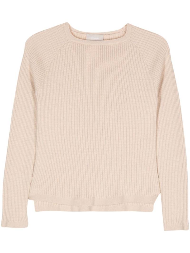 Drumohr raglan-sleeve cashmere jumper - Neutrals von Drumohr