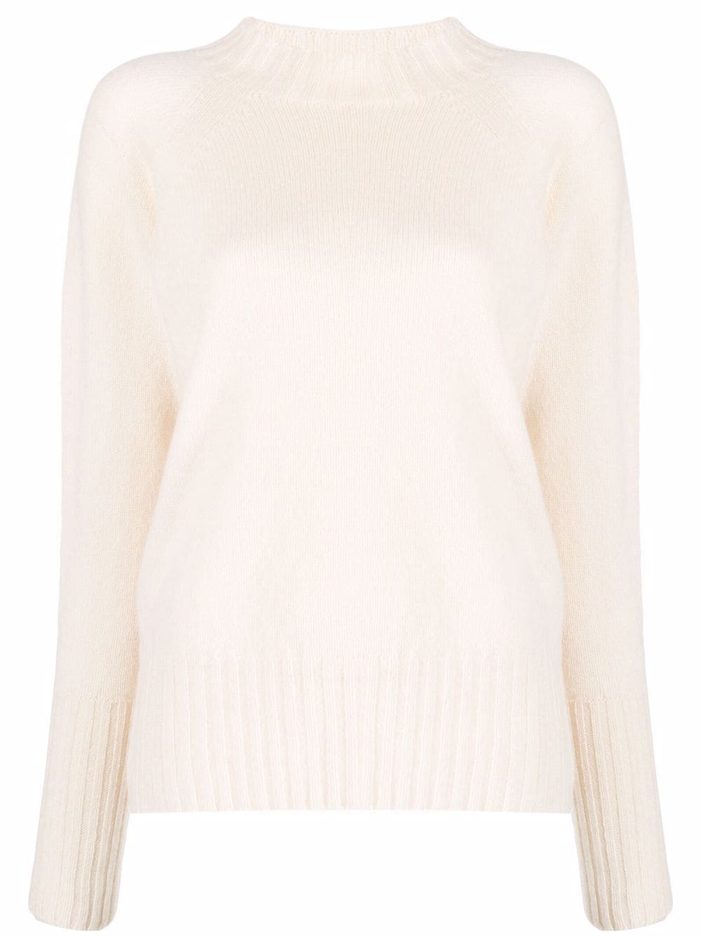 Drumohr ribbed lambswool jumper - White von Drumohr