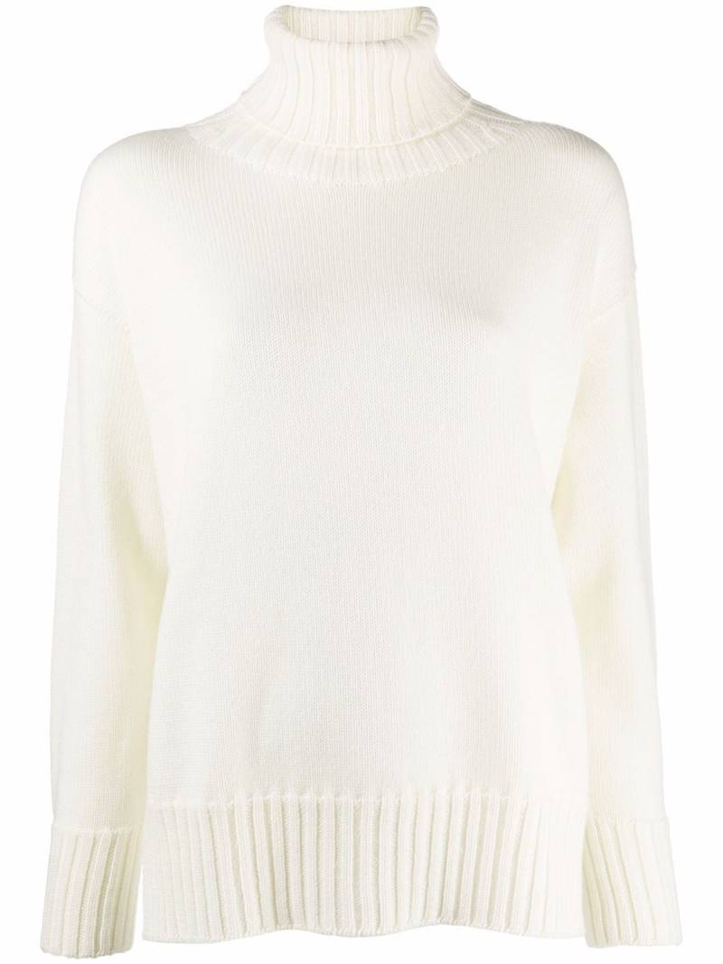 Drumohr roll-neck merino jumper - Neutrals von Drumohr