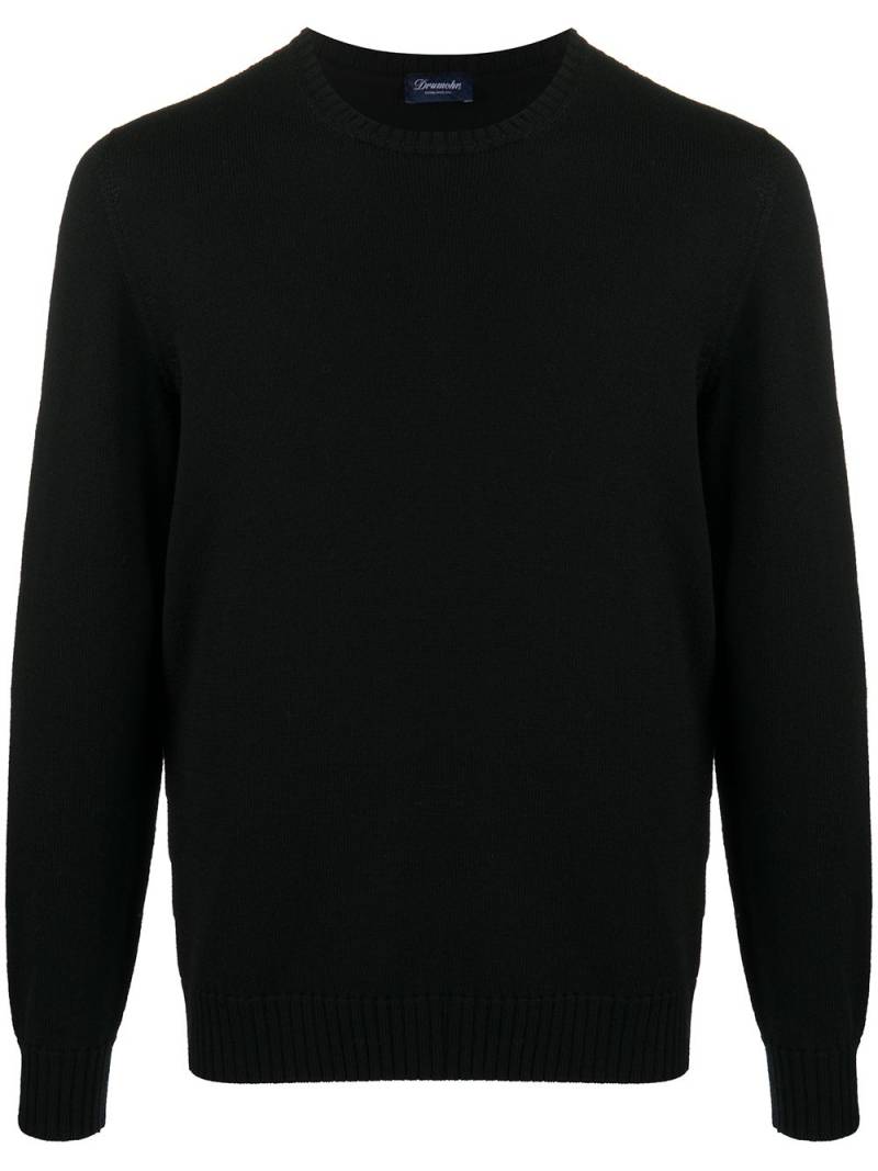 Drumohr round-neck jumper - Black von Drumohr