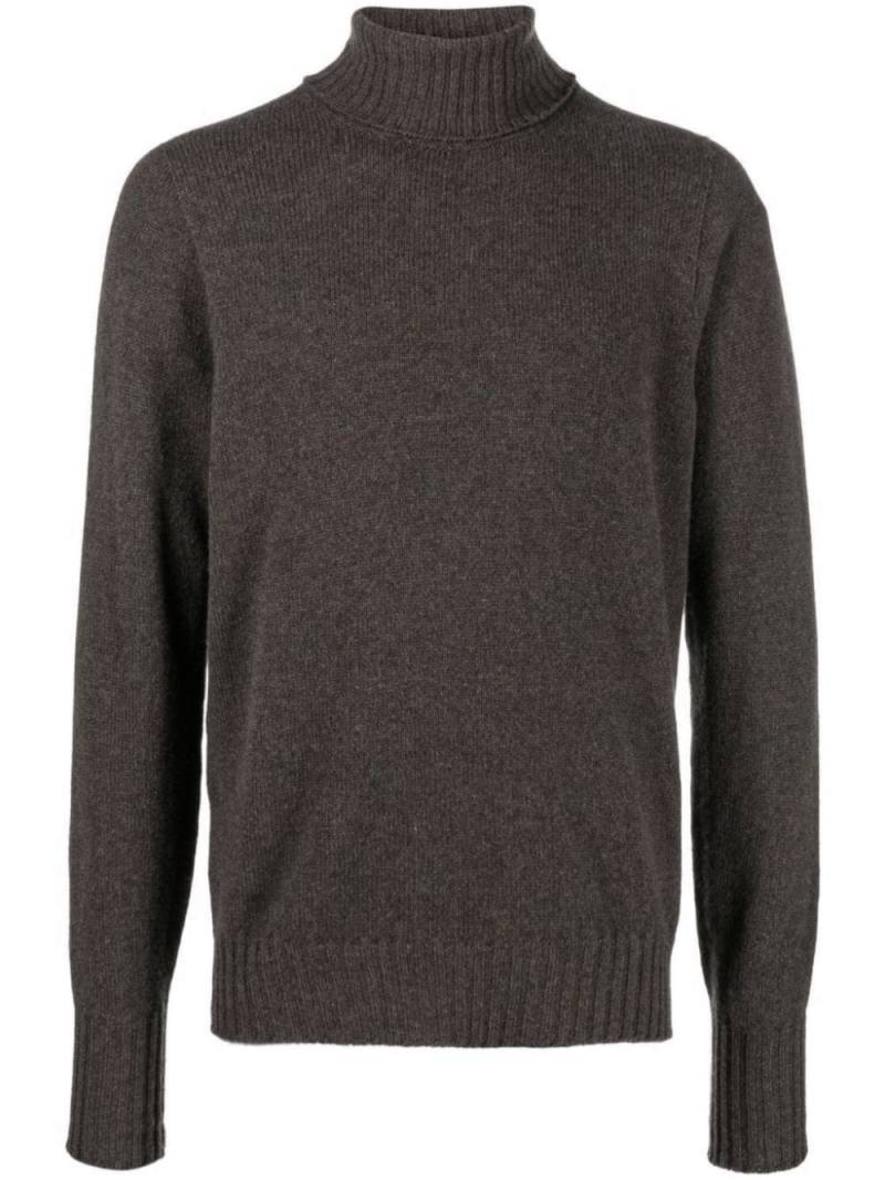 Drumohr turtleneck cashmere sweater - Grey von Drumohr