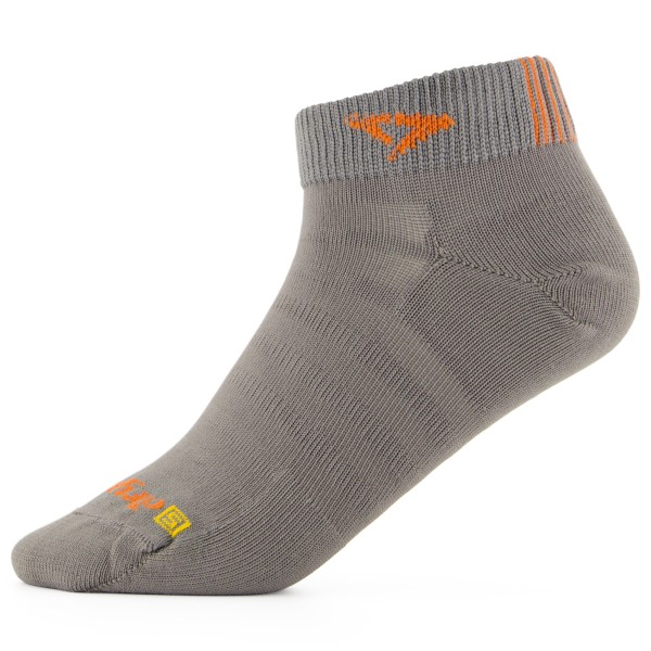 Drymax - Extra Protection Hyper Thin Running Mini Crew - Laufsocken Gr M grau von Drymax
