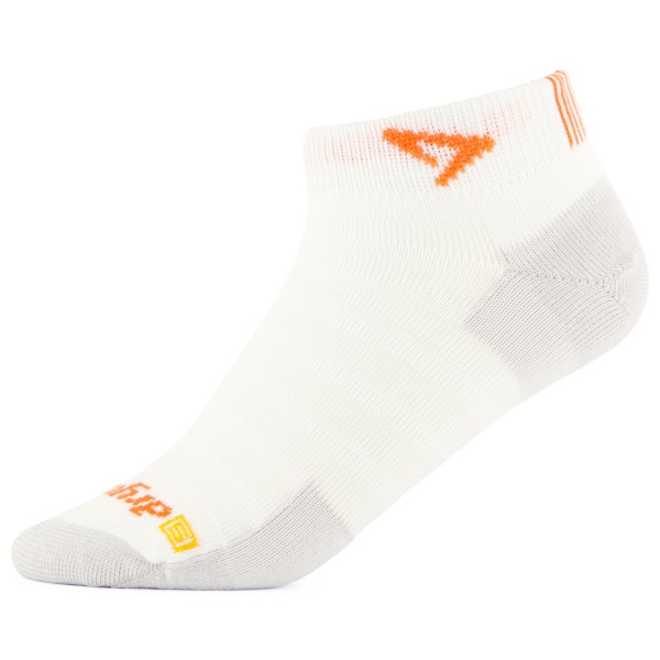 Drymax - Extra Protection Hyper Thin Running Mini Crew - Laufsocken Gr M weiß/grau von Drymax