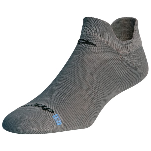 Drymax - Hyper Thin Running Double Tab - Laufsocken Gr L;M;S;XL grau von Drymax