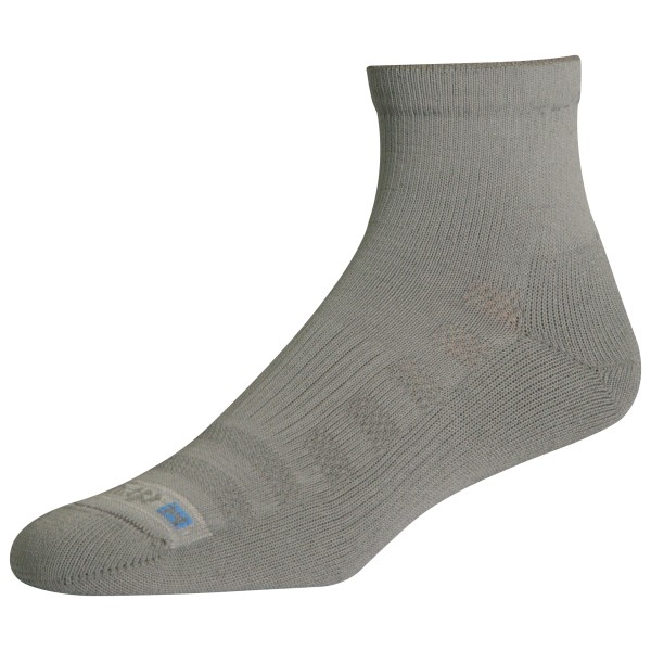 Drymax - Lite Hiking 1/4 Crew - Wandersocken Gr XL grau von Drymax