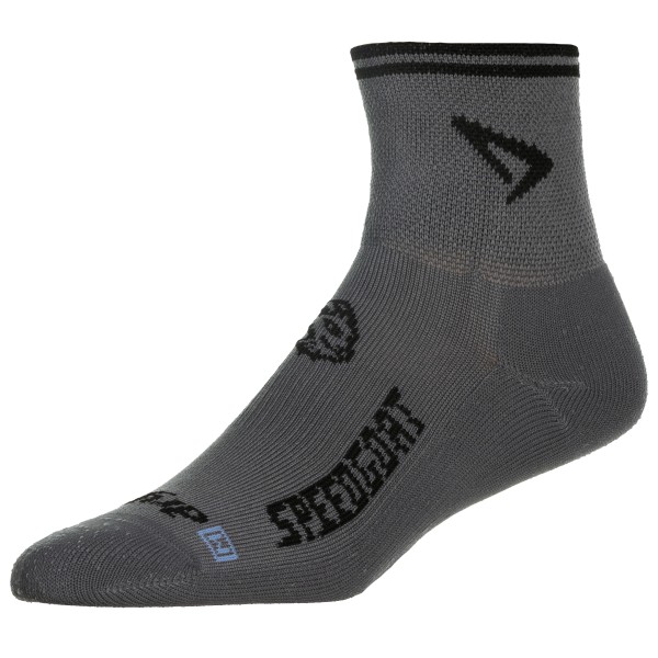 Drymax - Lite Trail Running 1/4 Crew -SPEEDGOAT - Laufsocken Gr L grau von Drymax