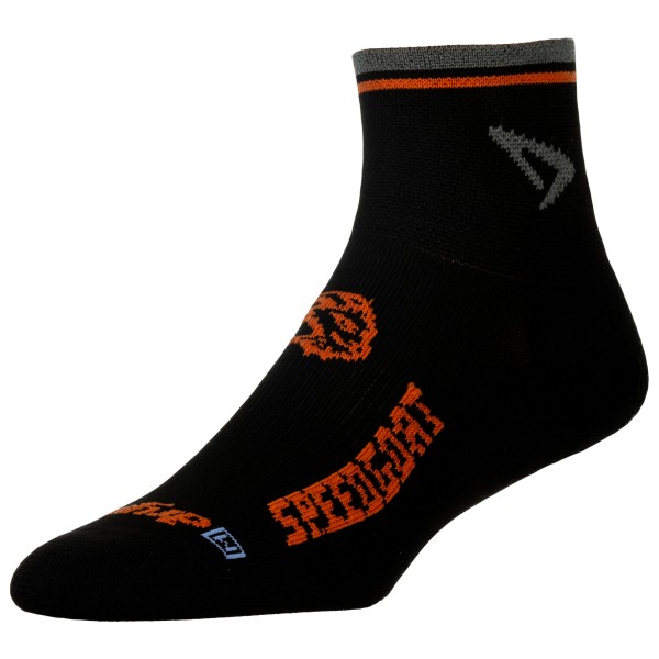 Drymax - Lite Trail Running 1/4 Crew -SPEEDGOAT - Laufsocken Gr L schwarz von Drymax