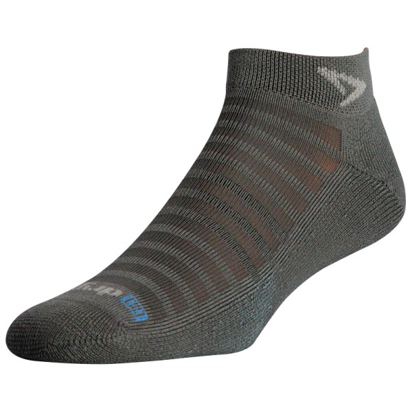 Drymax - Running Lite-Mesh Mini Crew - Laufsocken Gr L grau von Drymax