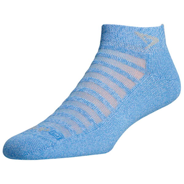 Drymax - Running Lite-Mesh Mini Crew - Laufsocken Gr M blau von Drymax