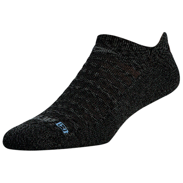 Drymax - Running Lite-Mesh No Show Tab - Laufsocken Gr L schwarz von Drymax